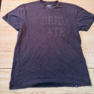 47 Brand Charcoal Florida State Men's Short Sleeve Tee